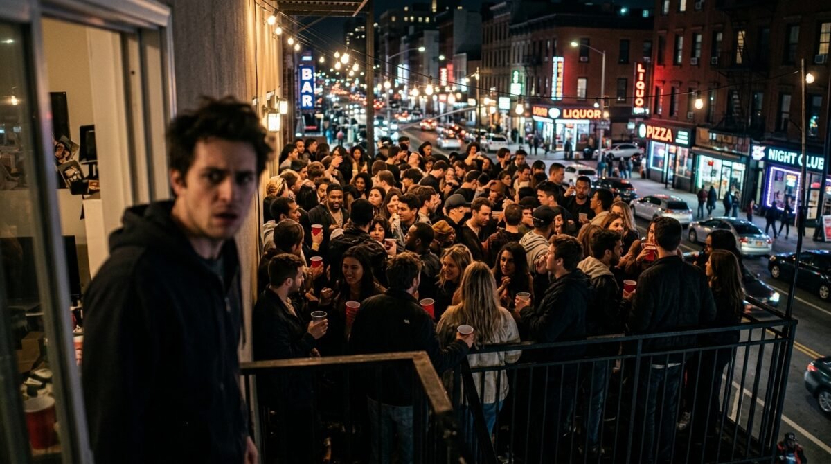 I Came Home To 40 Strangers Paying A $10 Cover Charge To Drink On Our 3rd-Floor Balcony, So I Called The Fire Marshal