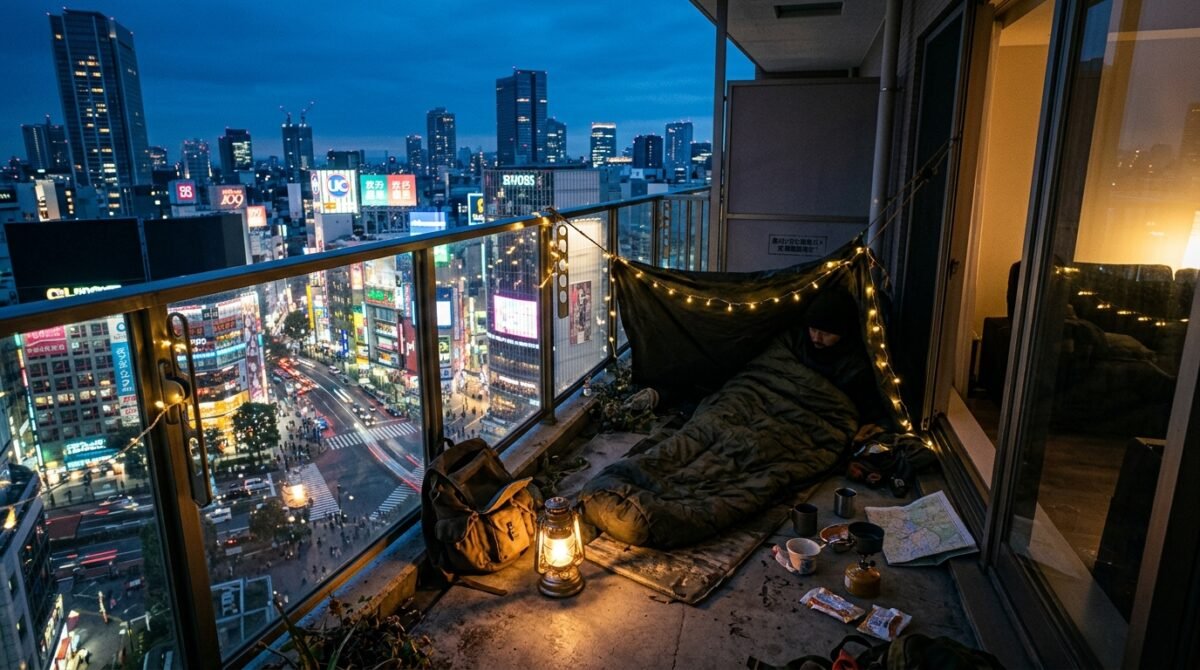 I Evicted My Roommate After Finding Out She Listed Our Balcony As An Urban Glamping Pod