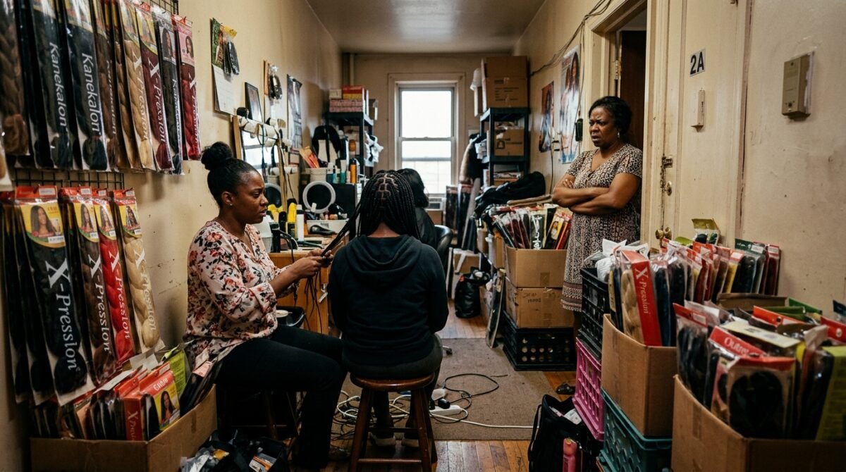 I Evicted My Roommate After Finding Out She Was Running An Underground Hair Braiding Studio In Our Hallway