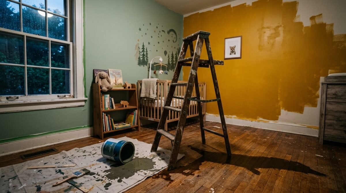 I Found My Mother-in-Law Repainting Our Nursery Without Permission And Took Her Ladder
