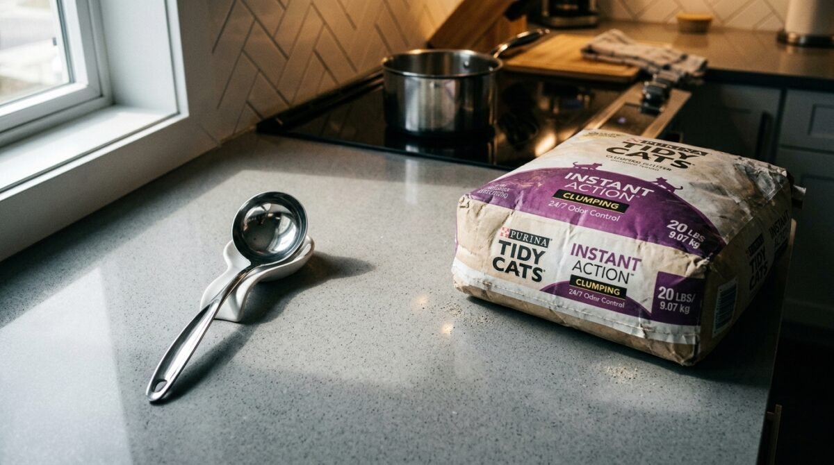 I Found My Roommate Scooping Cat Litter With Our Pasta Ladle, So I Sent Her An Invoice For All New Cookware