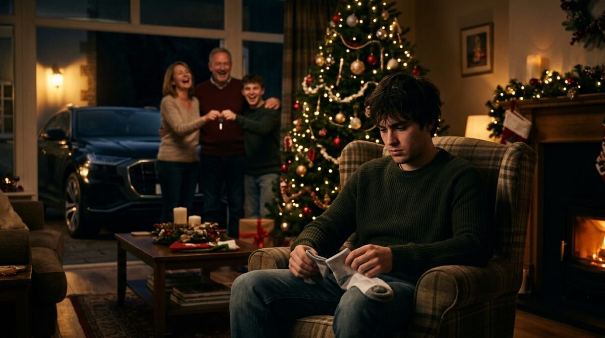 I Left Family Christmas When My Parents Gave My Golden Child Brother A Luxury SUV While Handing Me A Pack of Tube Socks