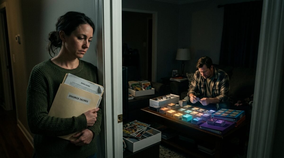 I Served My Husband Divorce Papers After Finding Out He Secretly Mortgaged Our Paid-Off Home For Trading Cards