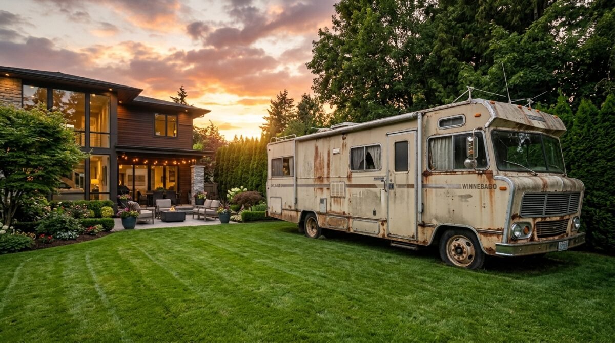 My Father-in-Law Threatened To Cut Us Off If We Didn't Let Him Park His Motorhome In Our Garden