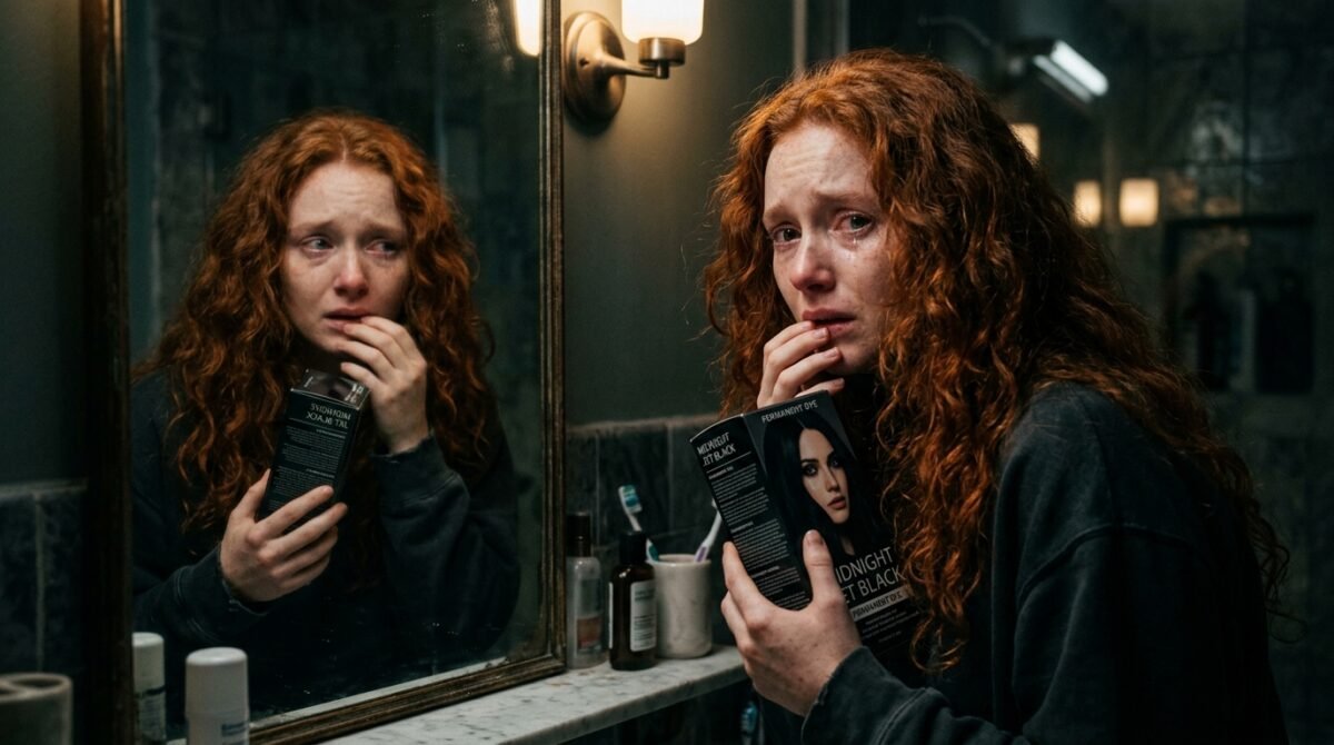 My Fiancé Demanded I Box-Dye My Natural Red Hair Black Because My Hair 'Distracted From His Jawline' In Photos