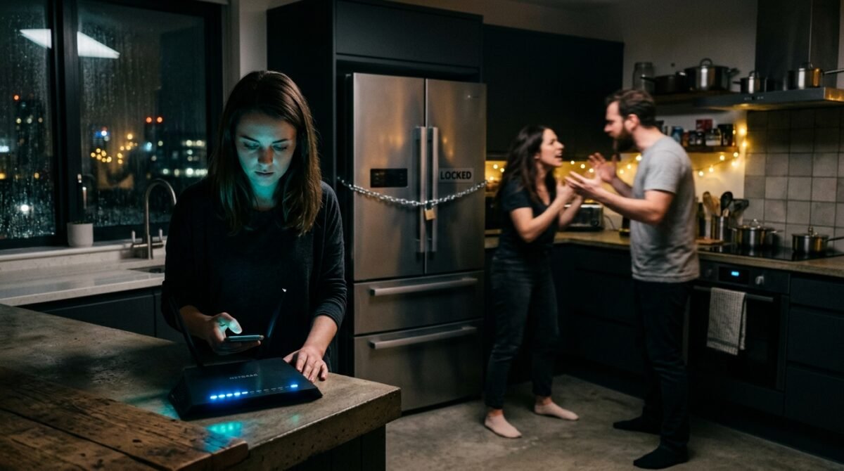 My Freeloading Roommate Brought Her Unemployed Boyfriend To Live With Us For Free, So I Changed The Wi-Fi And Fridge Locks