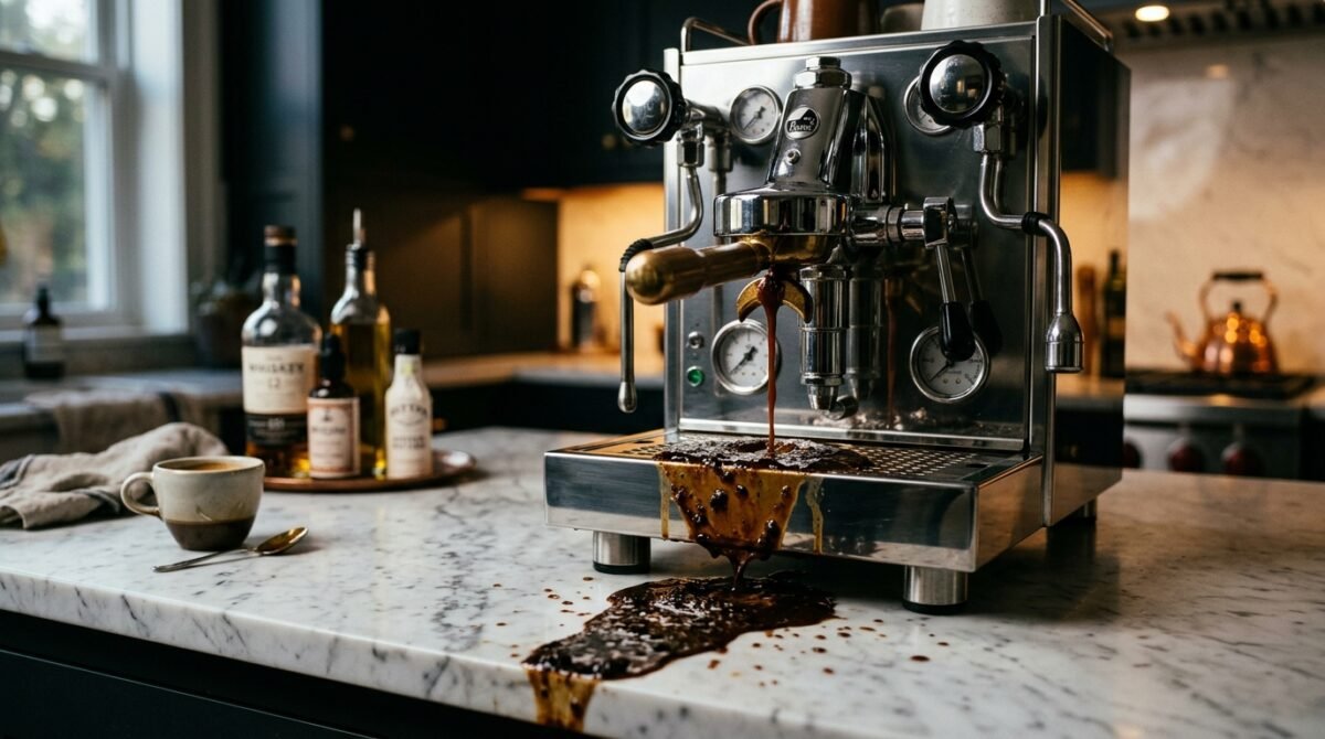My Freeloading Roommate Poured Beef Bone Broth Into My $2,500 Italian Espresso Boiler And Refused To Replace The Machine