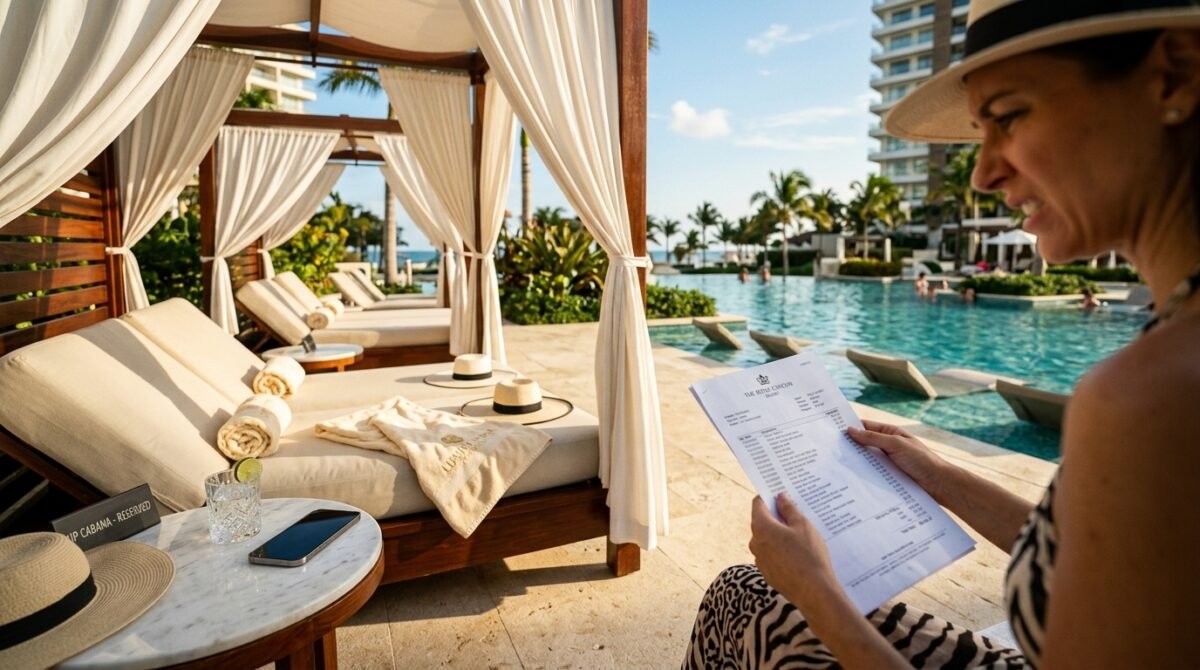 My Friend Claimed Her Purse Was Stolen In Cancun And Charged $3,400 In VIP Cabanas And Spas Directly To My Suite Folio