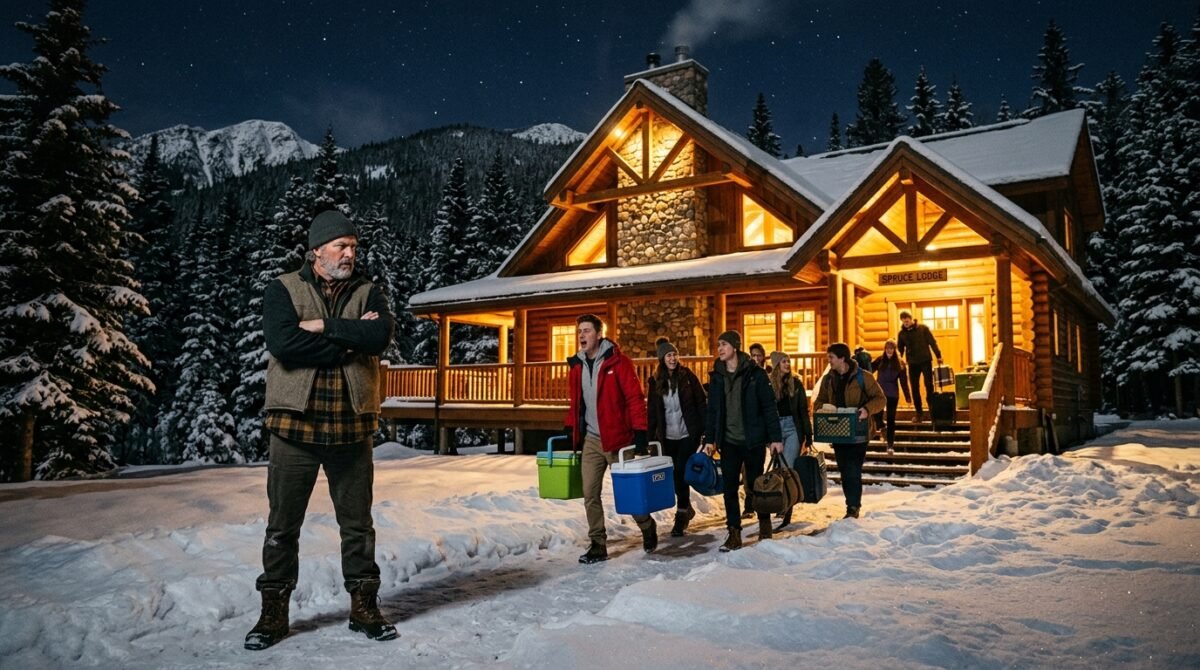 My Friend Invited An Entire Tinder Group To My Pre-Paid Private Mountain Cabin, So I Had The Property Caretaker Escort Them Out