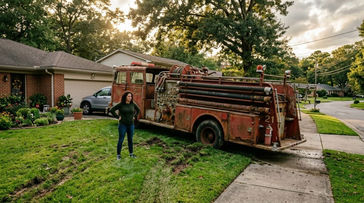 My Husband Drained Our Shared Checking Account To Win An Out-Of-Service Municipal Fire Engine At An Online Government Auction
