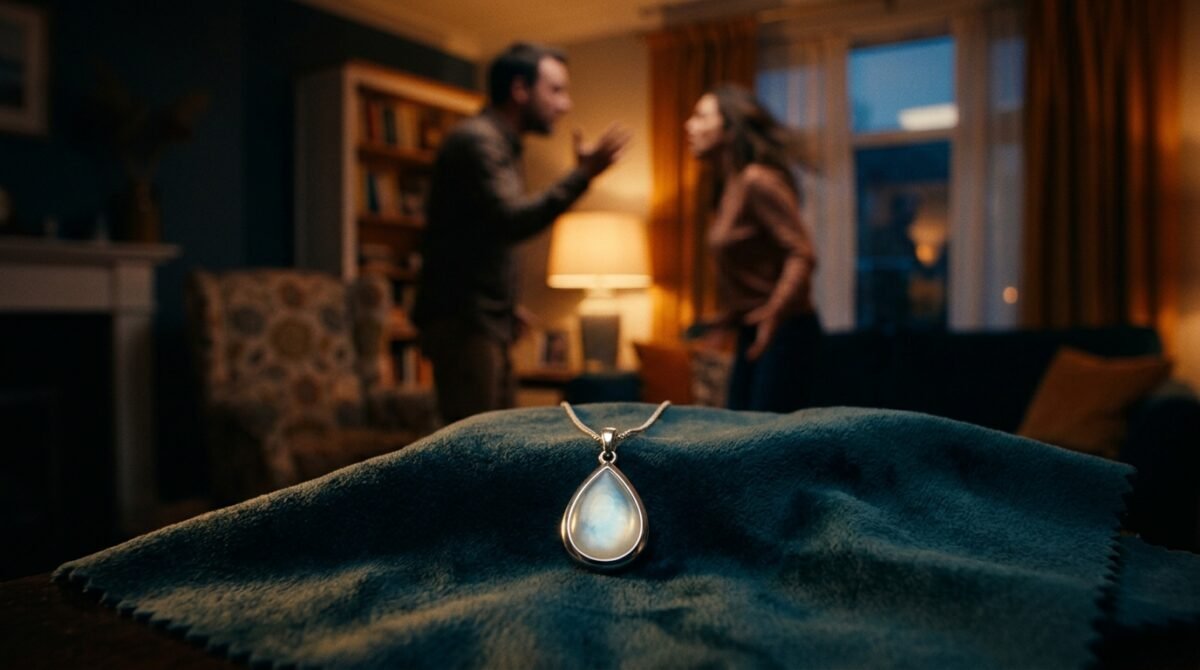 My Husband Gifted My Keepsake Breast Milk Pendant To His Sister Claiming It Was An Opal, So I Threw His Clothes On The Lawn