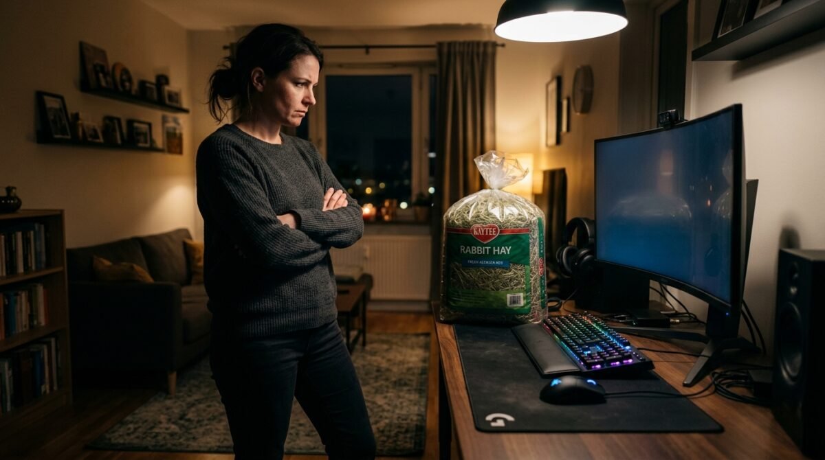 My Husband Rehomed My Award-Winning Purebred Rabbit Behind My Back, So I Replaced His Gaming Console With a Bag of Alfalfa