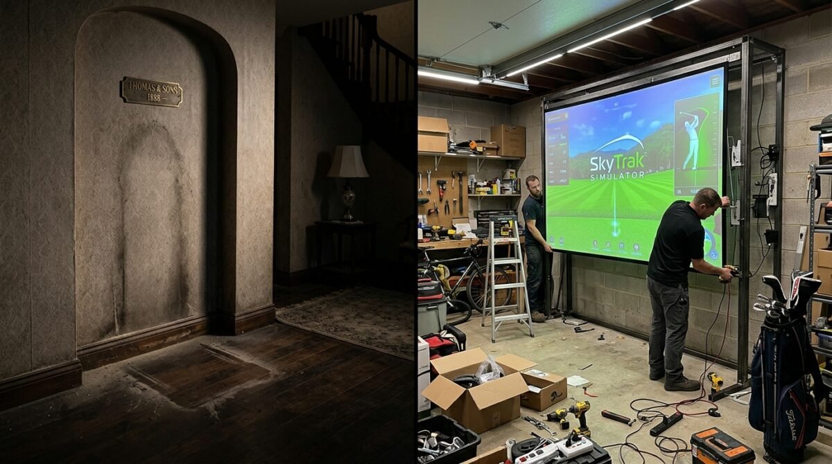 My Husband Sold My Great-Grandfather's Hand-Carved 1800s Grandfather Clock Behind My Back To Buy A Virtual Golf Screen, So I Changed The Garage Locks