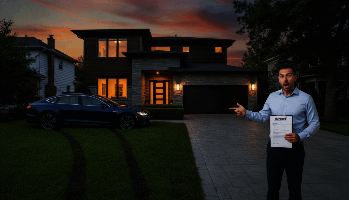 My Husband Started Invoicing Me $50 A Week To Park My Commuter Car In The Driveway We Both Co-Own, So I Parked Across The Lawn And Called A Divorce Attorney