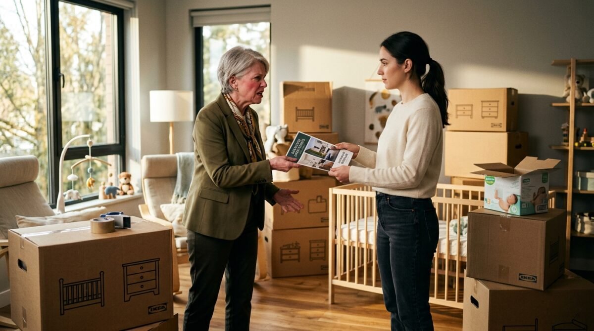 My Mother-In-Law Demanded We Give Her Our Firstborn's Bedroom So She Could Move In - I Handed Her An Apartment Guide