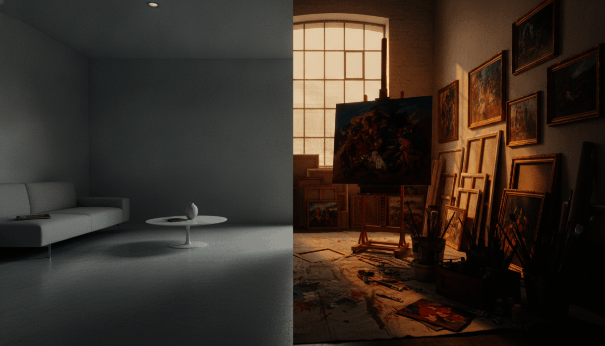 My Partner Expected Me To Pay Double Rent Because My Oil Painting Canvas Supplies Take Up Visual Aesthetic Energy AITA