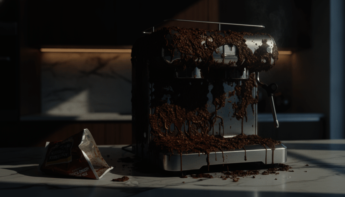 My Roommate Clogged My $1,200 Italian Espresso Machine By Trying To Brew Packaged Onion Soup Mix