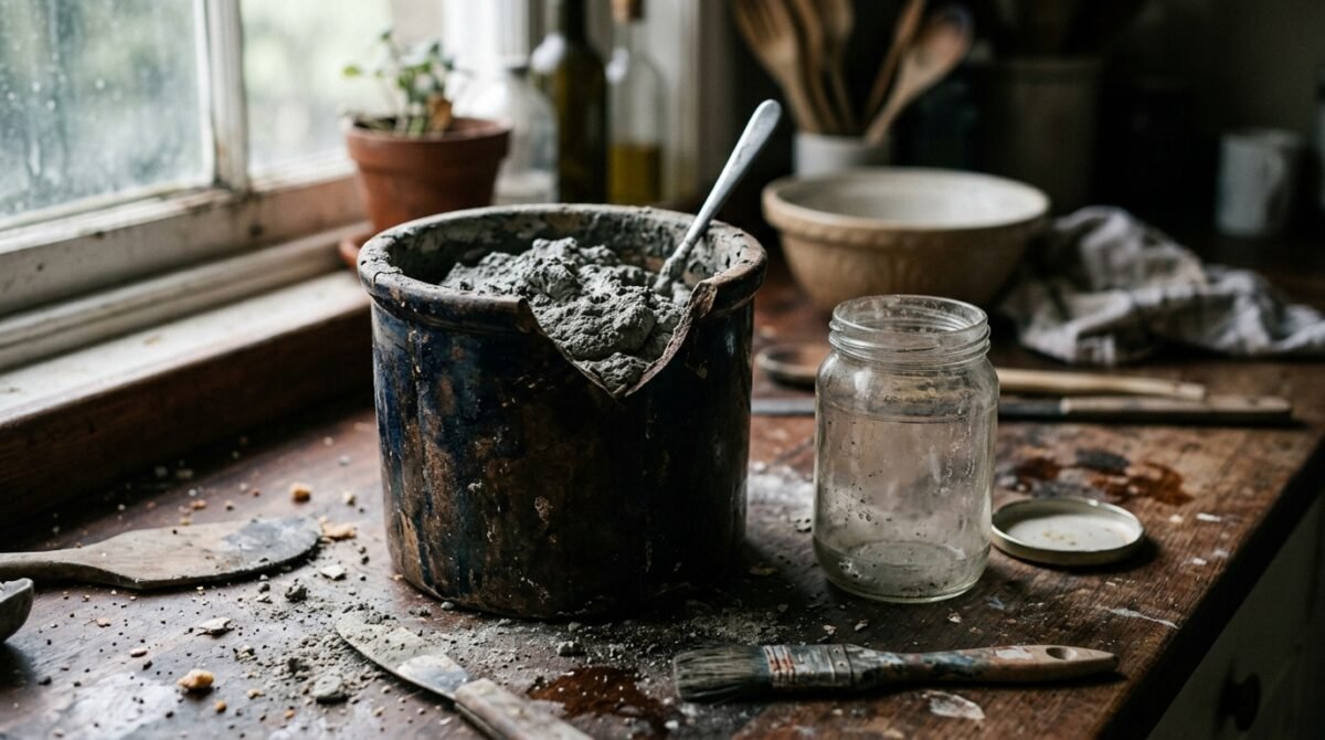My Roommate Discarded My 100-Year-Old Heirloom Sourdough Starter To Mix Concrete Samples In The Crock