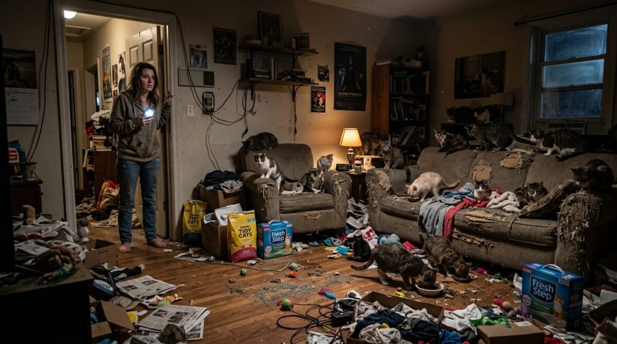 My Roommate Hoarded 10 Stray Cats In Our Tiny Two-Bedroom Apartment, So I Reported The Biohazard To Our Landlord Immediately