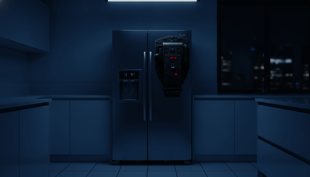 My Roommate Installed A Coin-Operated Electronic Lock On Our Shared Refrigerator While I Was Away For The Weekend