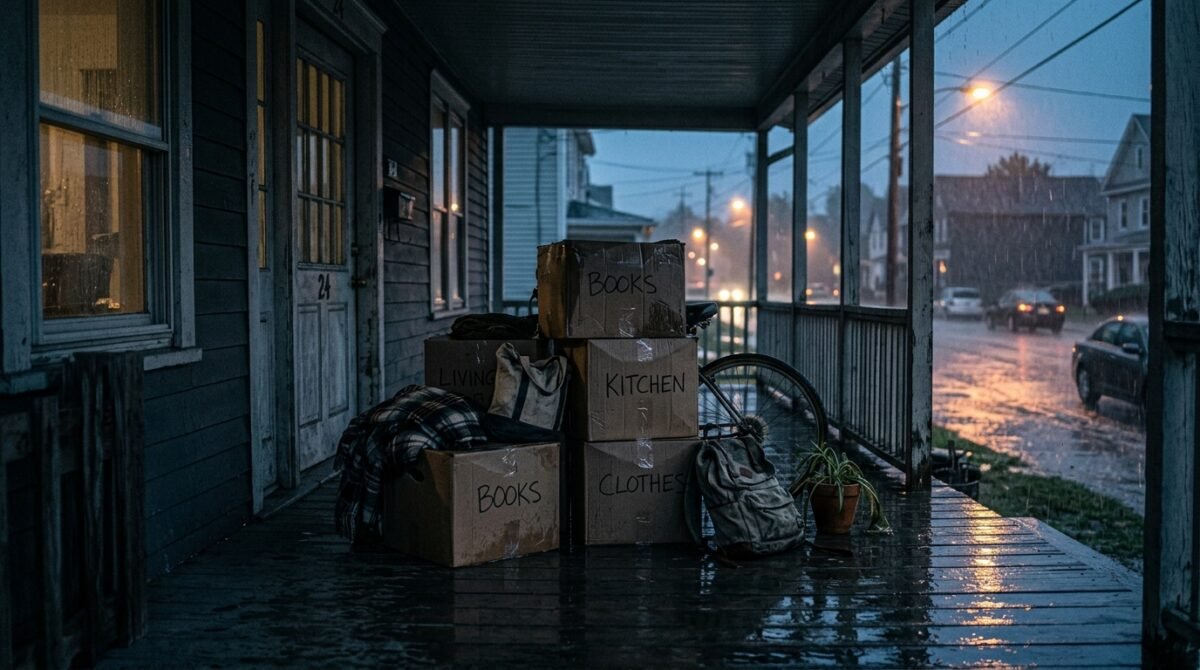 My Roommate Invited 40 Strangers Over At 2 AM Before The Biggest Exam of My Life, So I Put All Her Belongings In The Rain By Dawn