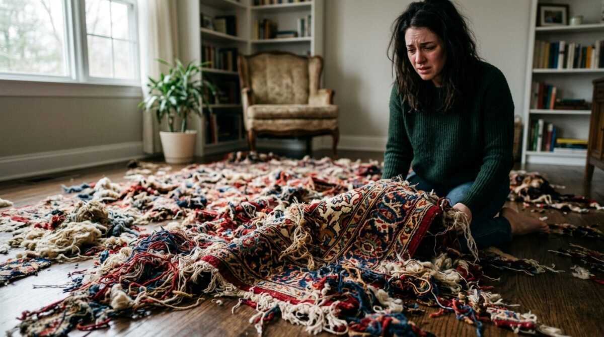 My Roommate Laughed When Her Rescue Dog Shredded My Deceased Grandmother's Hand-Knotted Rug, So I Filed A Small Claims Lawsuit