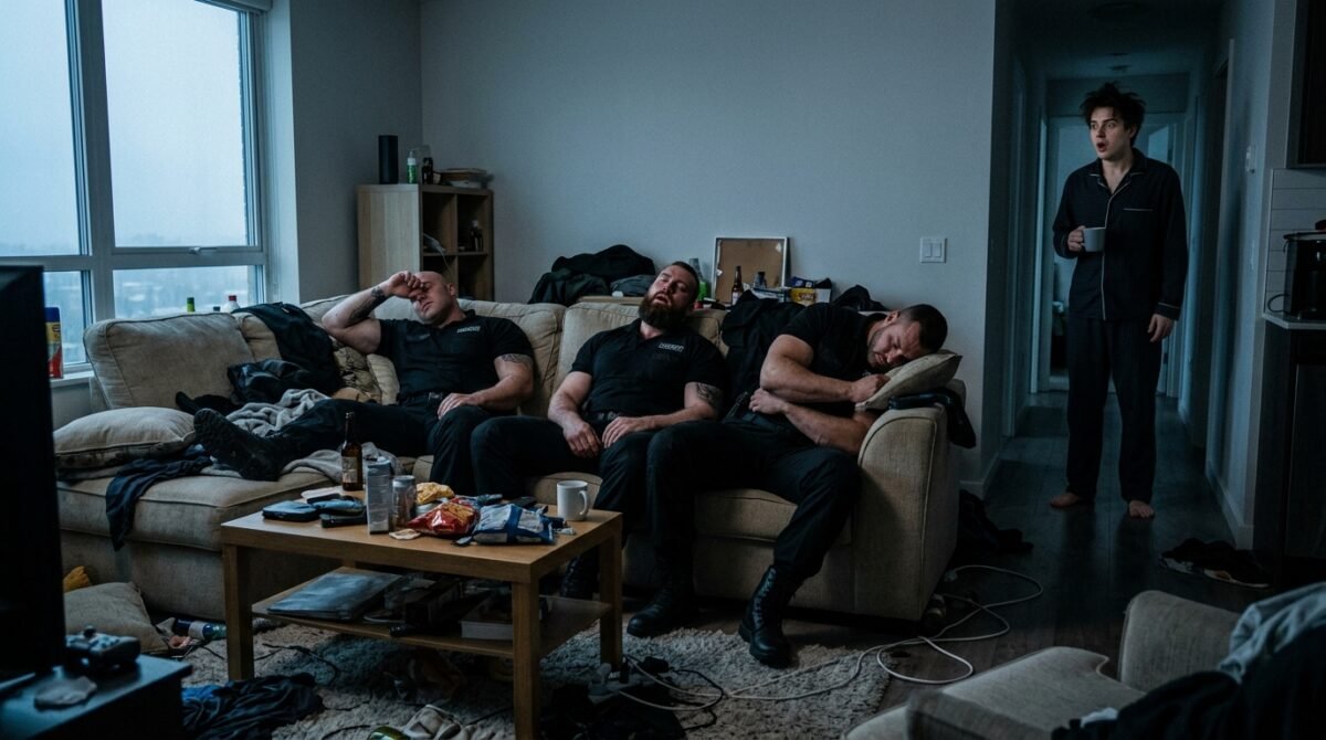My Roommate Secretly Rented Out Our Shared Living Room Sofa To Three Nightclub Bouncers While I Slept Down The Hall