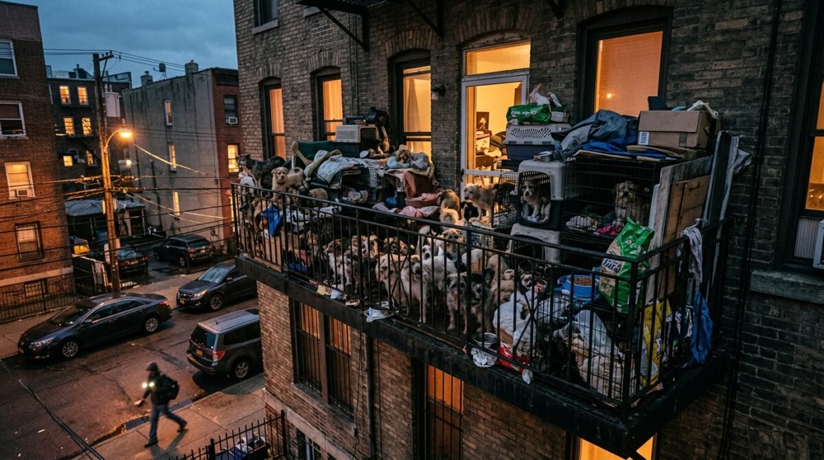 My Roommate Started Running An Unlicensed 12-Dog Boarding Kennel On Our Third-Floor Apartment Balcony, So I Sent Video Footage To Code Enforcement