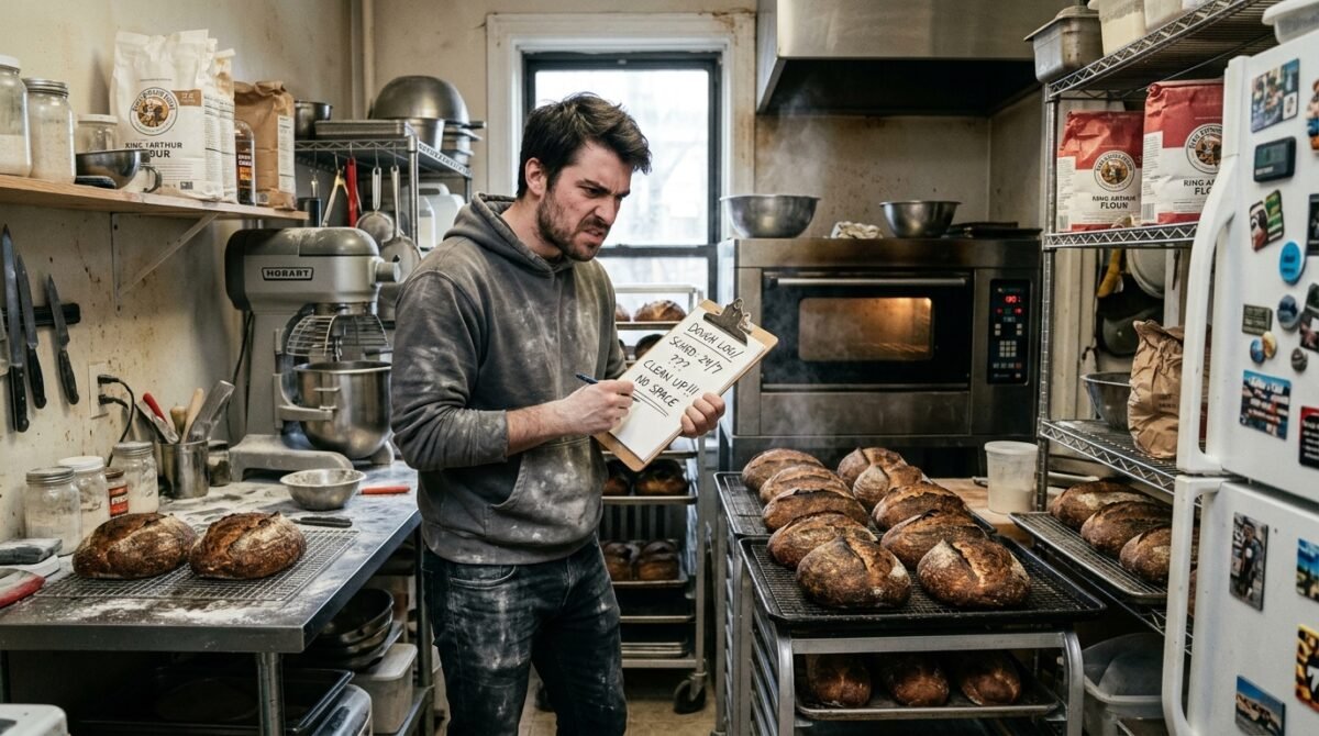 My Roommate Turned Our 600-Square-Foot Kitchen Into A Commercial Bakery, So I Called The Health Inspector