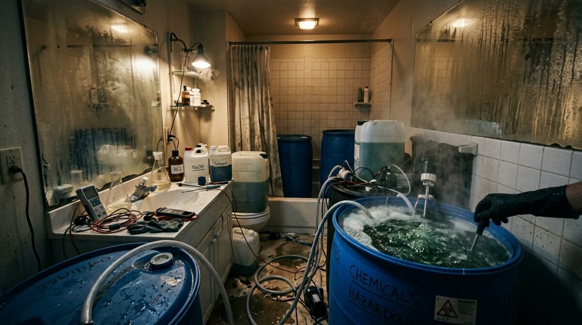 My Roommate Used 100 Gallons of Boiling Hot Water Daily To Ferment Underground Kombucha In Our Guest Bathroom, So I Poured Vinegar Down His Fermenters