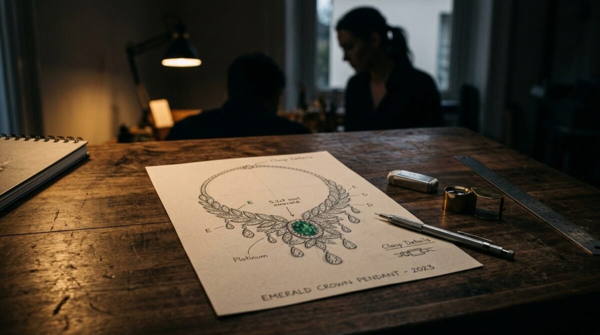 My Sister-in-Law Stole My Custom Engagement Ring Sketch, So I Had the Jeweler Stamp Her Ex-Boyfriend's Initials