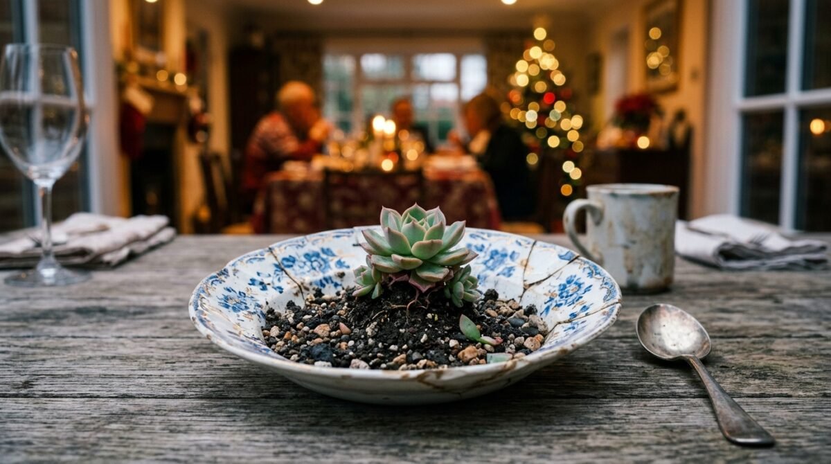 Stepmom Turned My Late Mom's Antique China Into Plant Saucers, So I Walked Out Of Thanksgiving